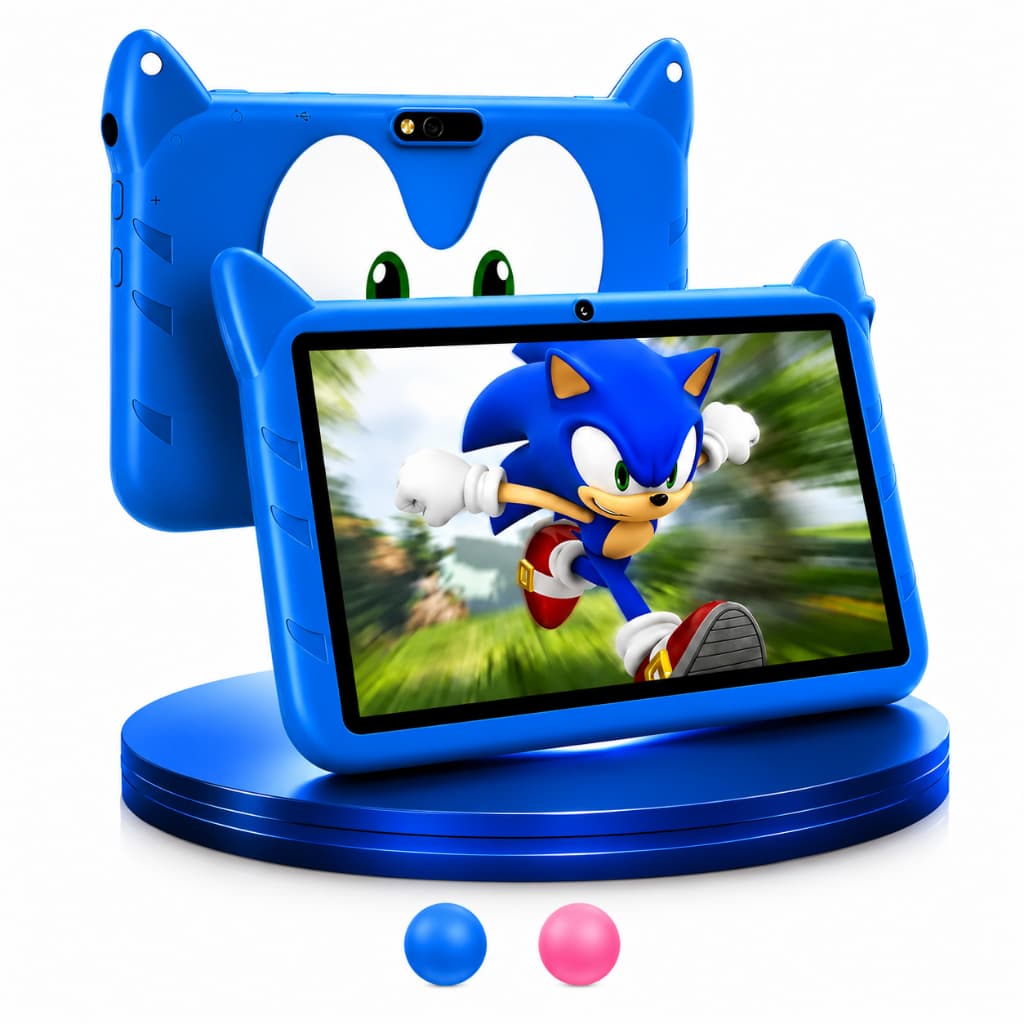 Tablet 7 Educativo Infantil Easytech 8GB RAM + 128GB Para Jogos Diversão Android 15 2 Câmeras