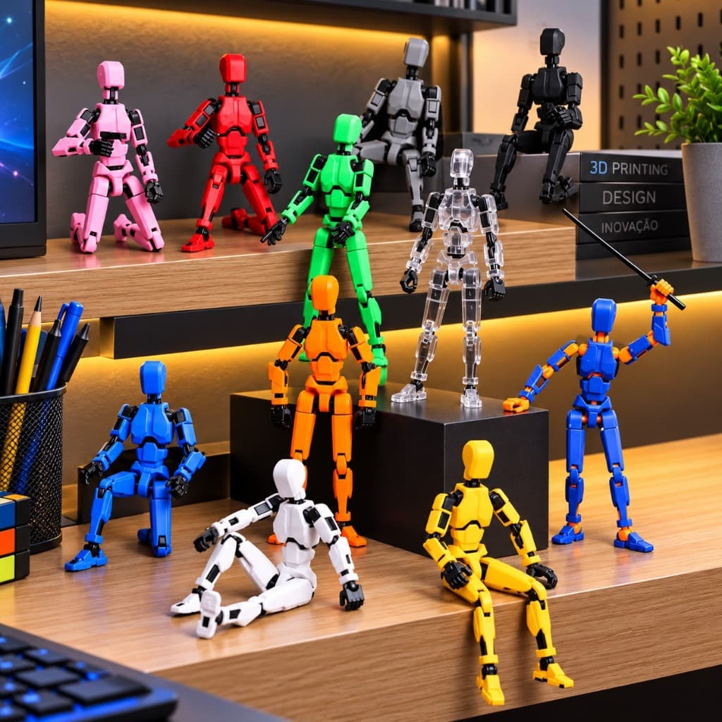 Boneco Dummy 13 Articulado - Action Figure Brinquedo Educativo Varias Posições 3D