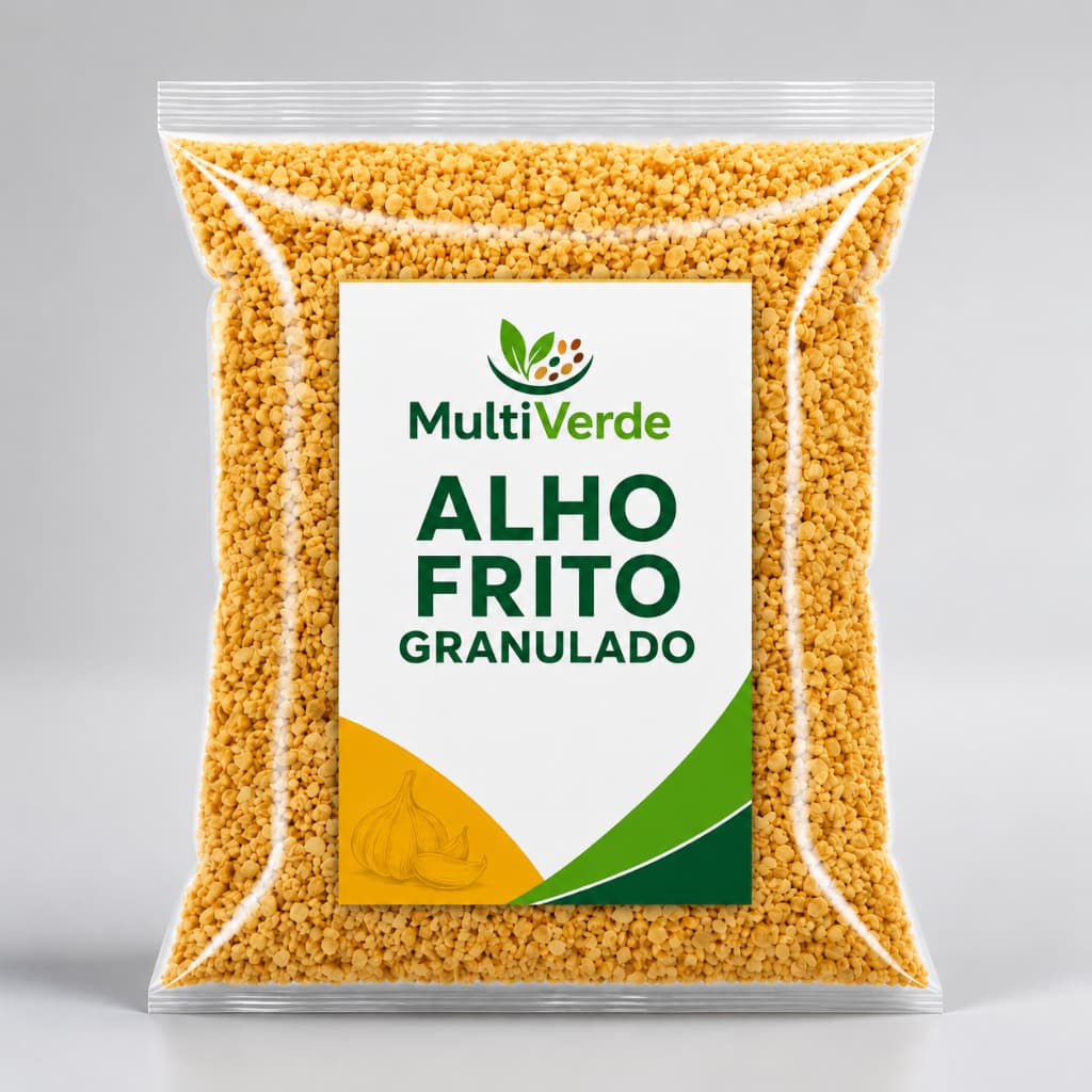 Alho Frito Granulado P/ Tempero Uso Culinário Multiverde