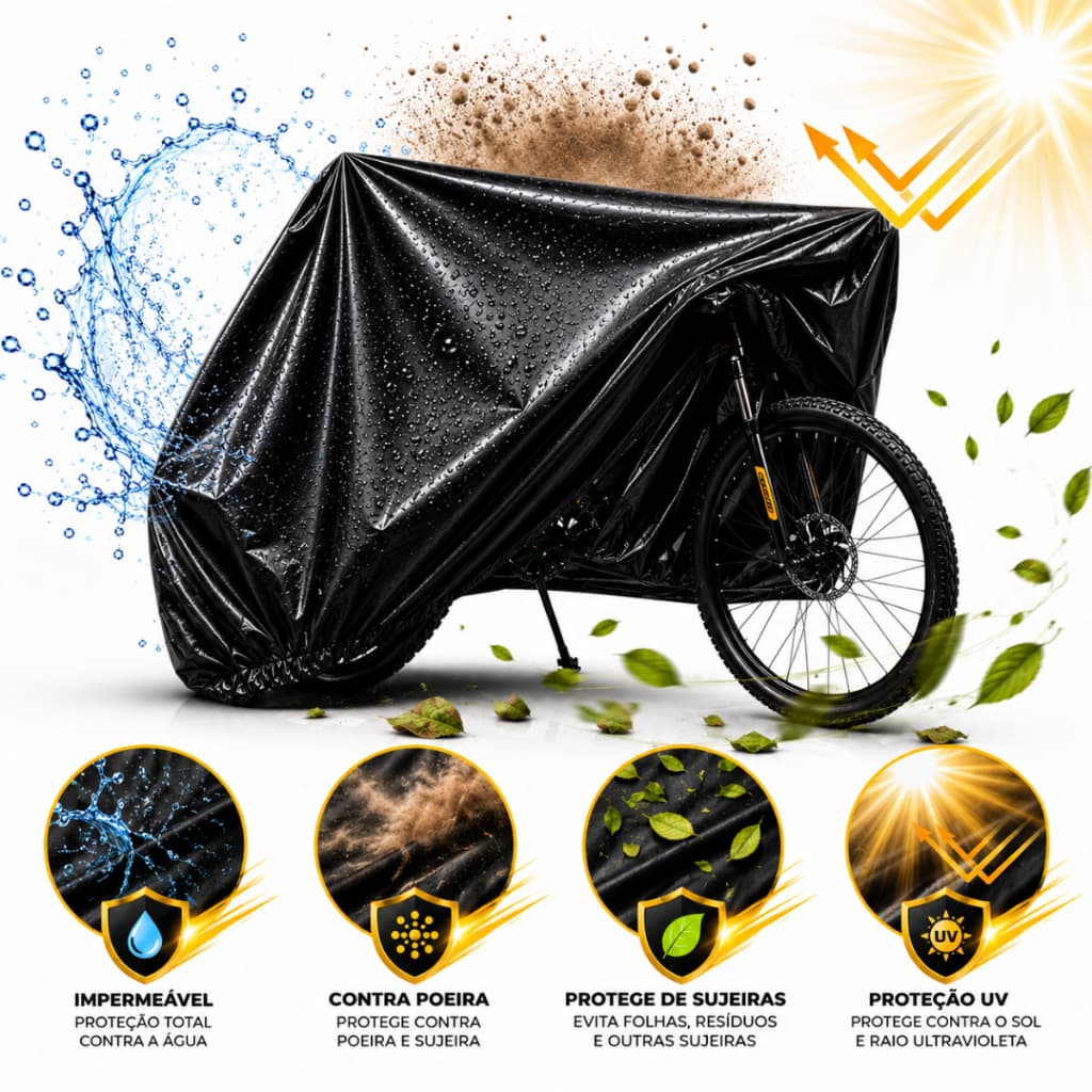 Capa Para Cobrir Bicicleta Ergométrica Protege Impermeavel