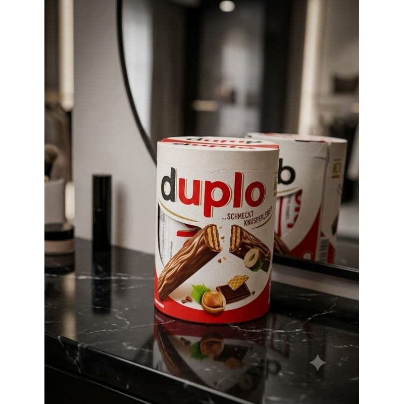 Chocolate Duplo Ferrero Embalagem Cilindro Edição Especial Importado Alemanha