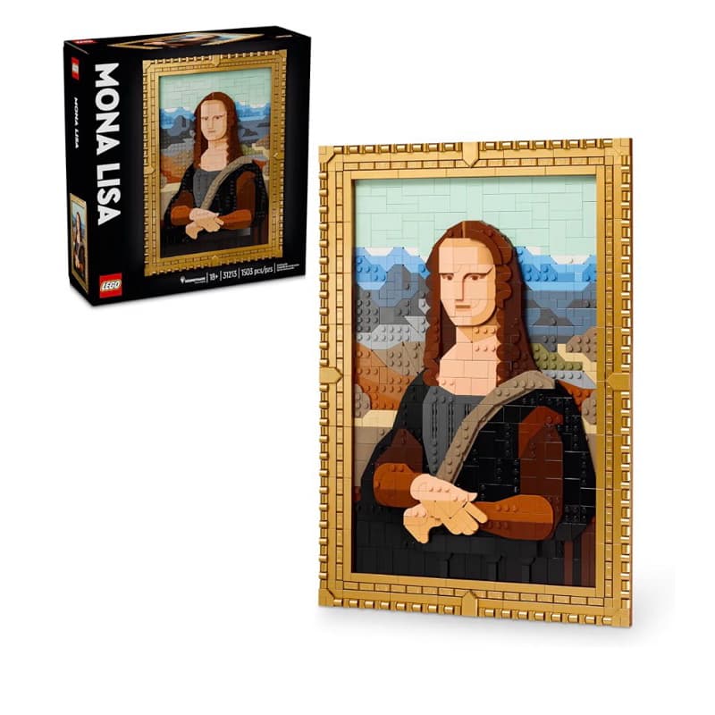 LEGO Art Mona Lisa de Pintura para Adultos 31213 1.503 Peças blocos de montar