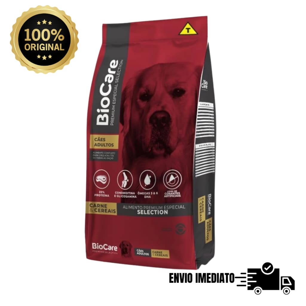 Ração para cachorro Biocare Premium Especial Carne e Cereais 10kg