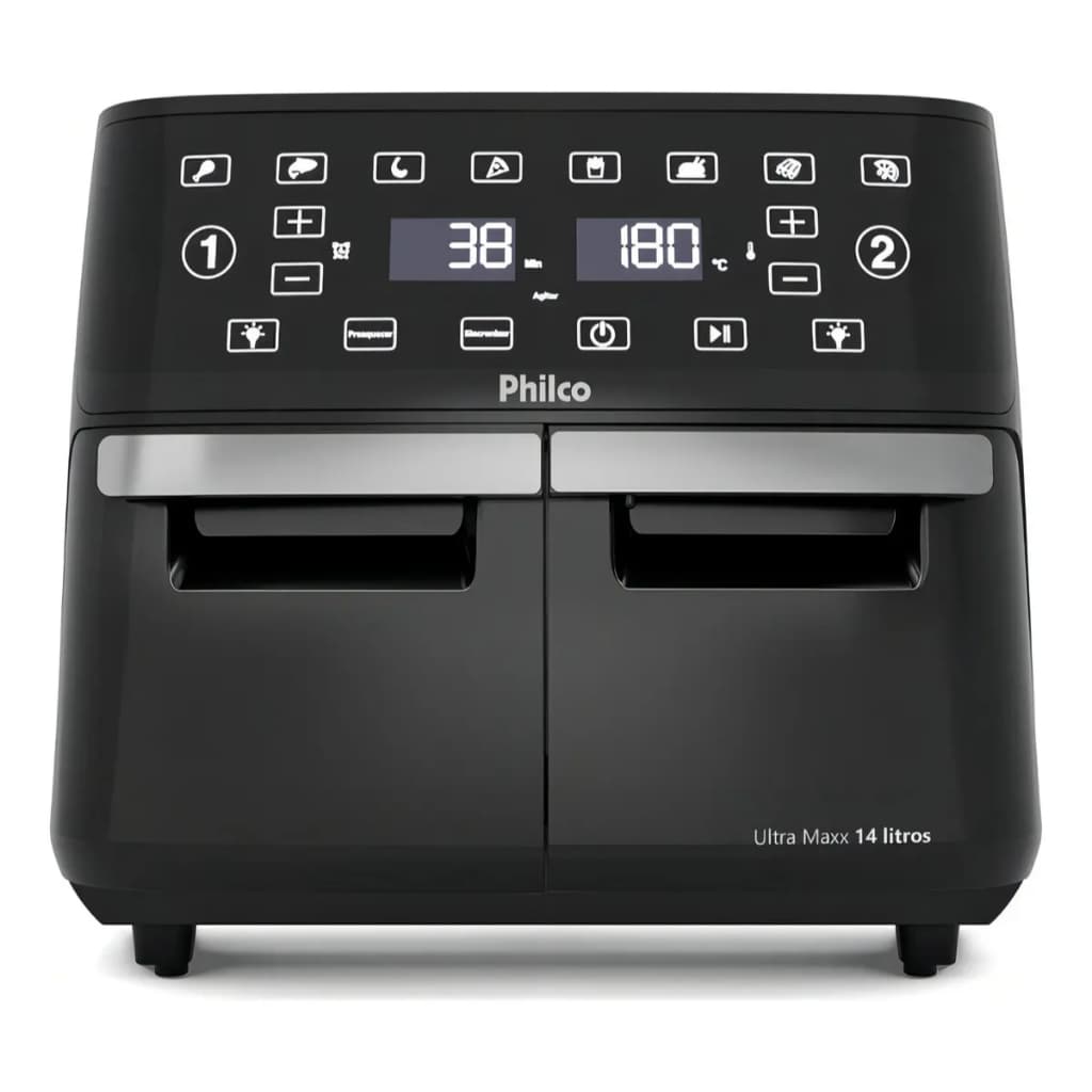 Fritadeira Air Fryer Philco PAF14A 14L 4 em 1 Digital 2000W 127V