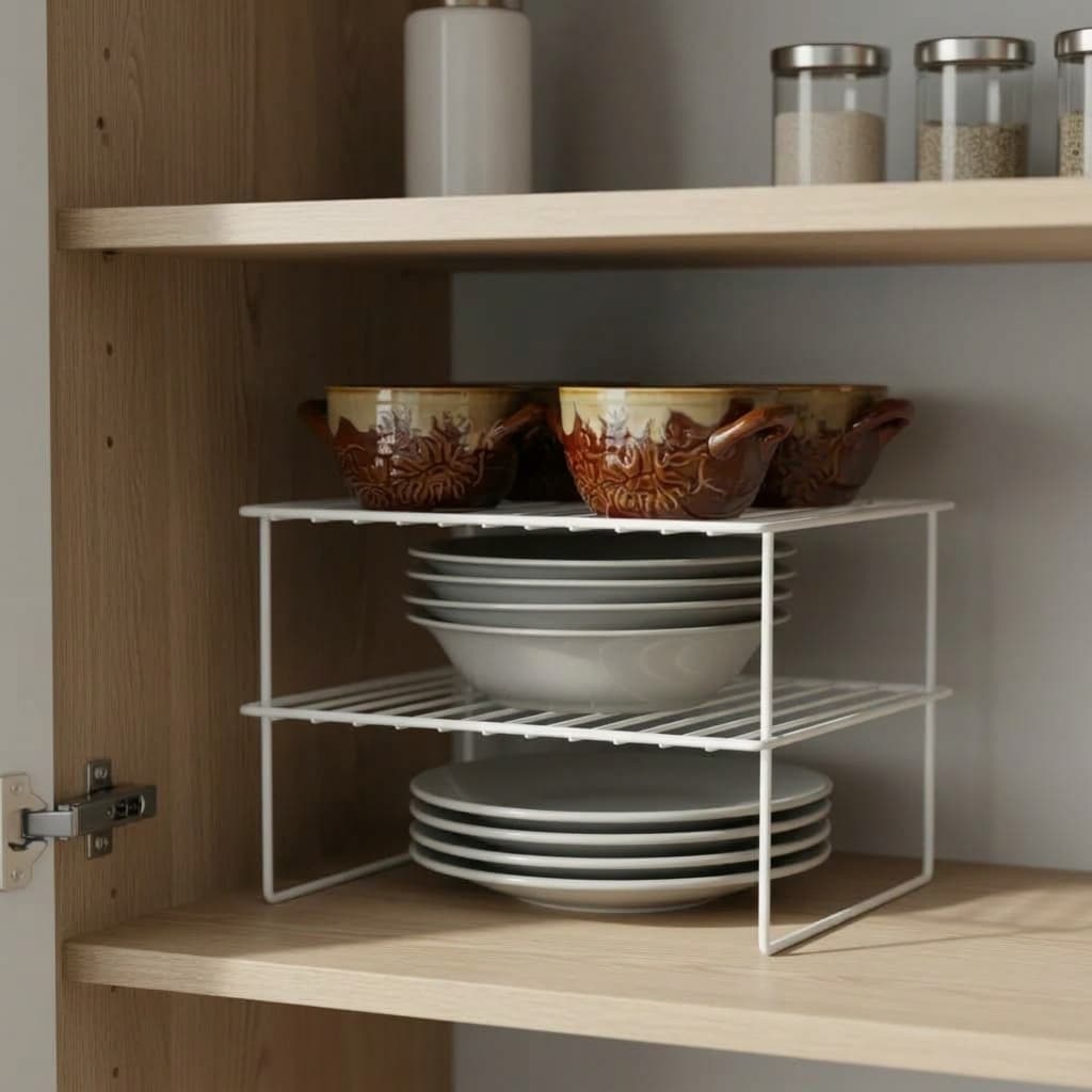 Rack 30cm Organizador Armario Cozinha Multiuso Dispensa