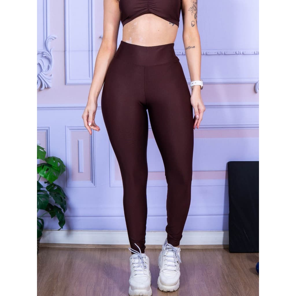 Calça Legging Fitness Feminina Academia ou Dia a Dia Varias Cores
