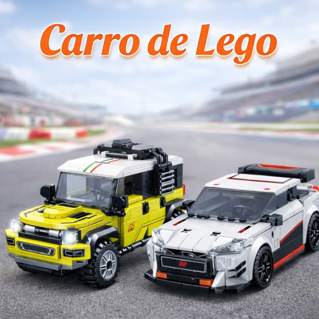 Le go   Super Carros Esportivos Blocos Montar LE GO 332 Peças