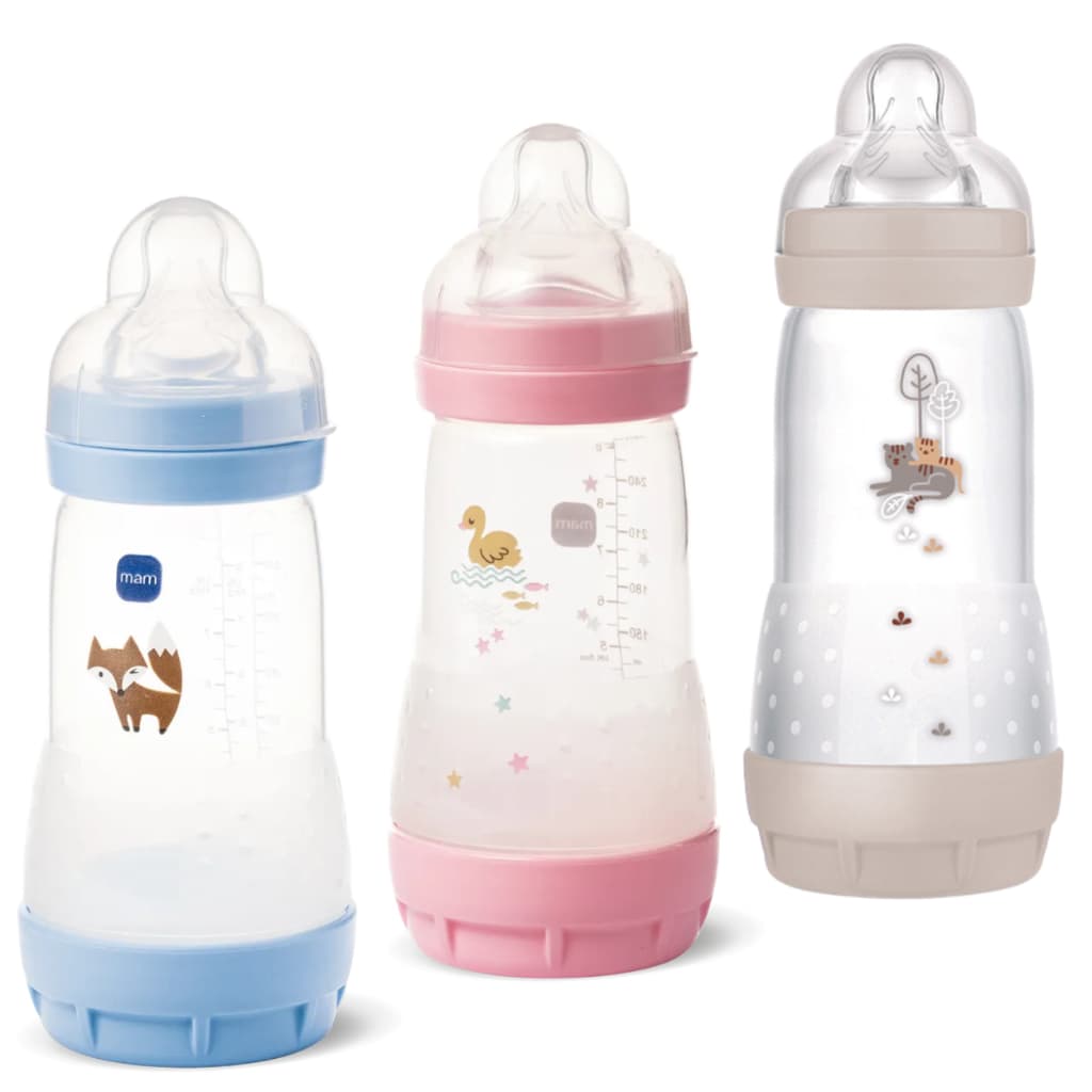 Mamadeira MAM Easy Start Anti Cólica 320 ml Auto Esterilizável – Conforto e segurança para seu Bebê