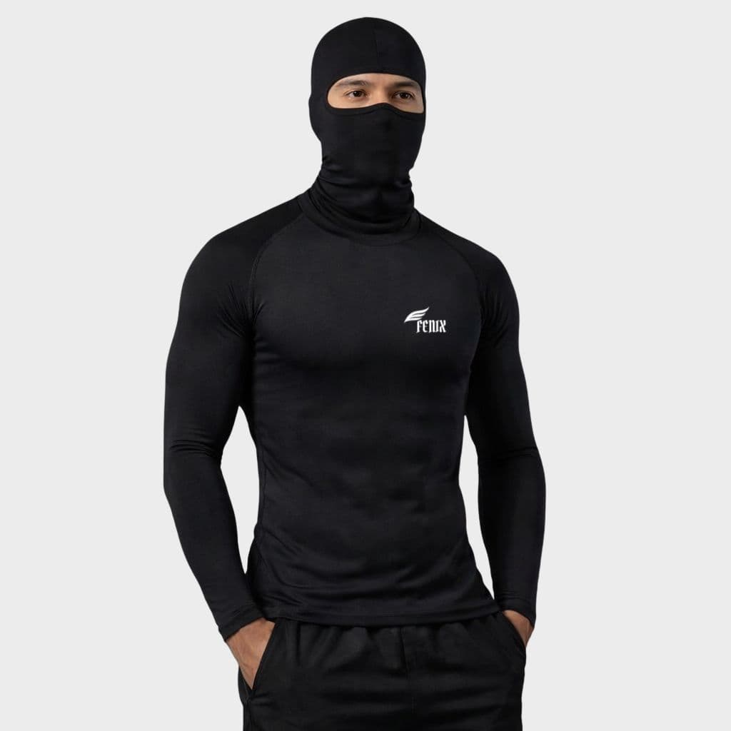 Kit Camisa Térmica com Balaclava Proteção UV 50+