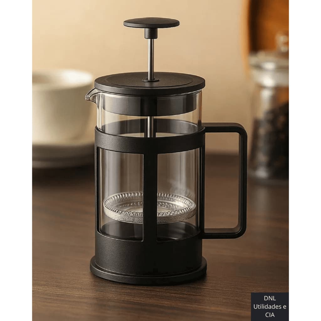 Cafeteira Prensa Francesa 300ml Café Cremeira Expresso Leite Cremoso Cha Filtro Removivel Vidro