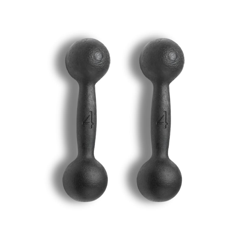 Par Halter Bola Pintado 4 kg Musculação Treinamento Peso Fitness Academia