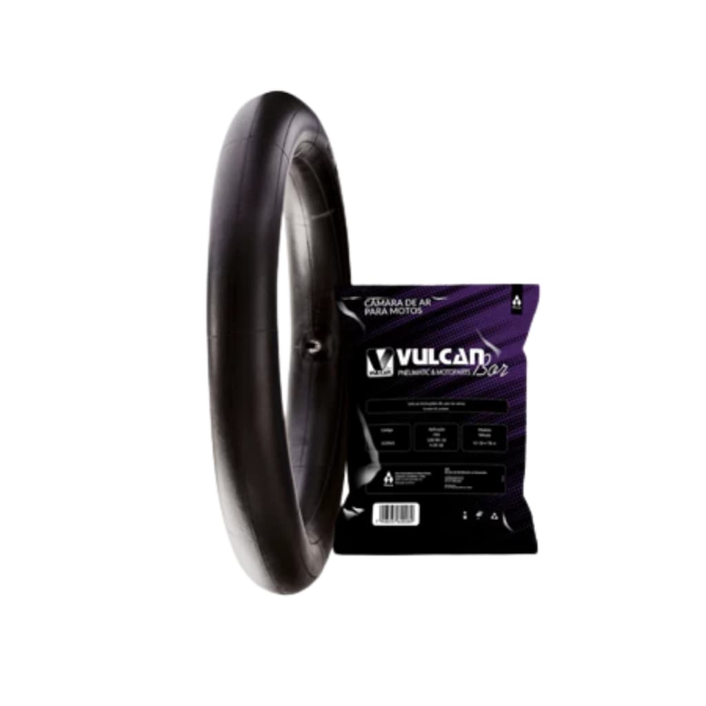 Câmara De Ar Moto Aro 18 Traseira 120/80-18 4.10-18 TR4 VJ-18 Vulcanbor