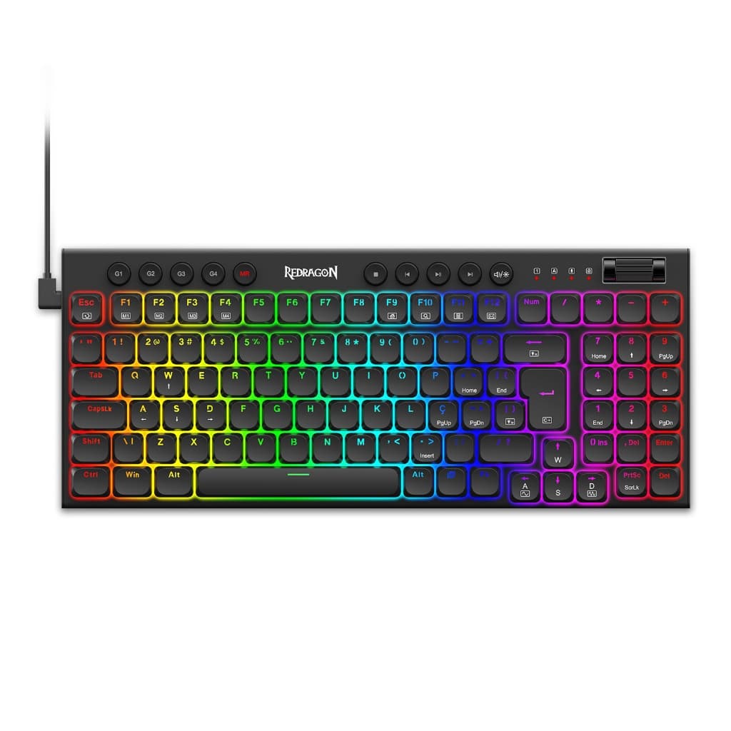 Teclado mecânico RGB Low profile Redragon Sion