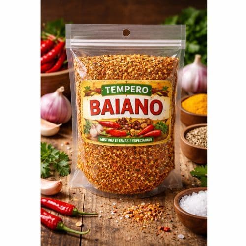 Tempero Baiano Natural Para Feijão Carnes e Frango – Tempero Caseiro