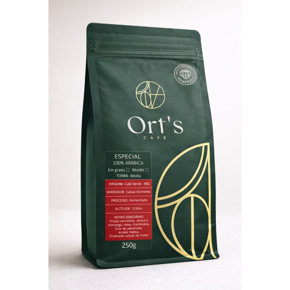 Café Especial Ort's Café 100% Arábica - Catuaí Vermelho em grãos 250g