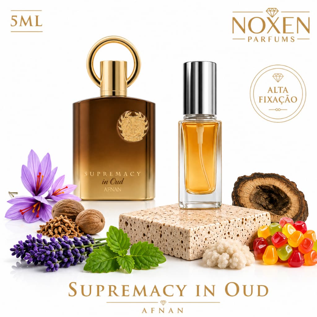 Perfume Masculino 5ml Premium Supremacy In Oud Afnan Importado Vidro Spray