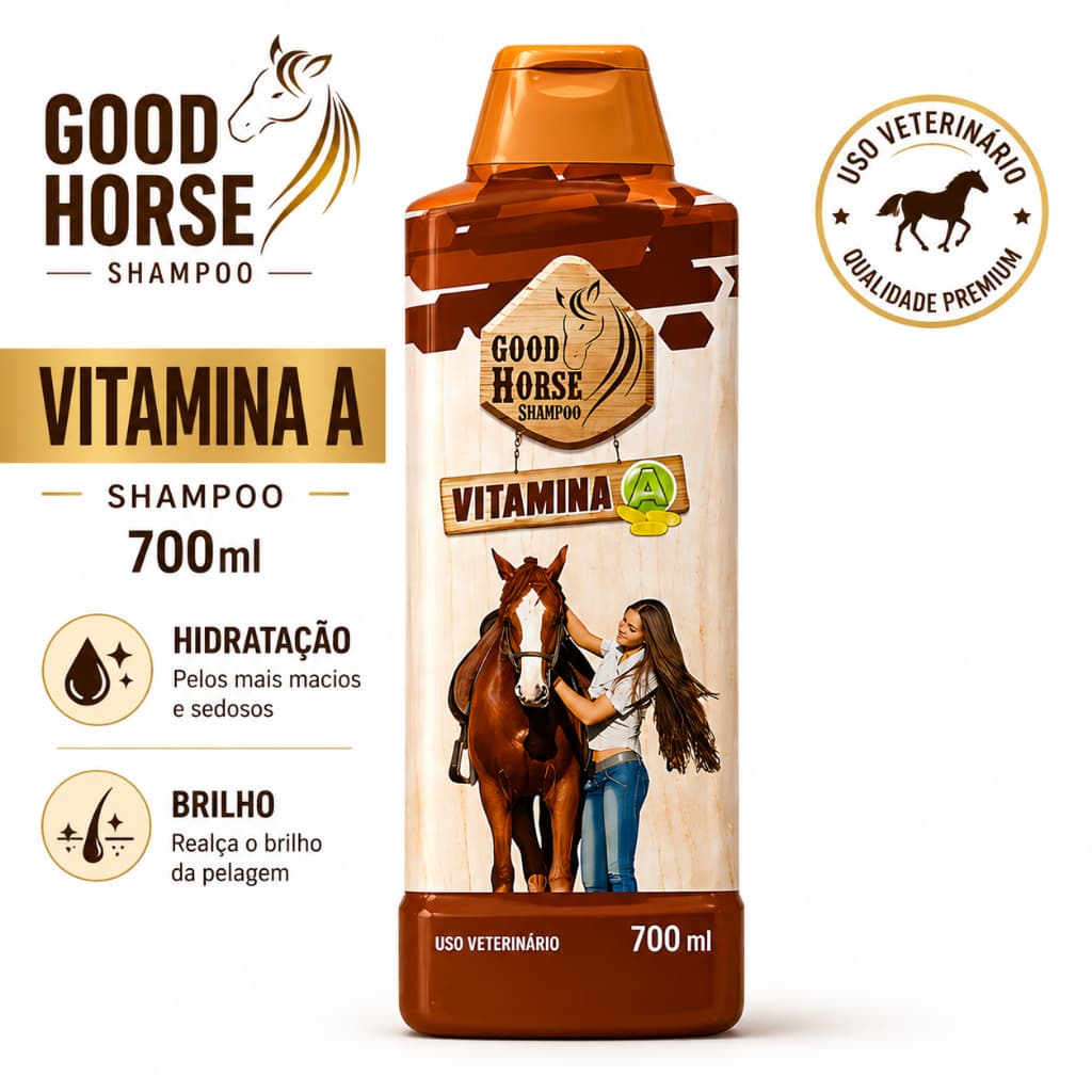 Shampoo Good Horse Vitamina A 700ml