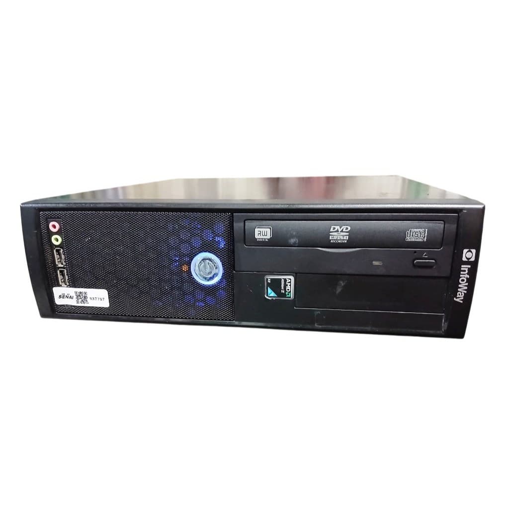 COMPUTADOR DESKTOP ITAUTEC INFOWAY SM3322 AMD ATHLOM II X2 240 2.8GHZ 4GB RAM NS SENAI 937757