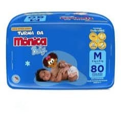 Fralda Descartavel Turma Monica Giga M Pct C/80 Fraldas