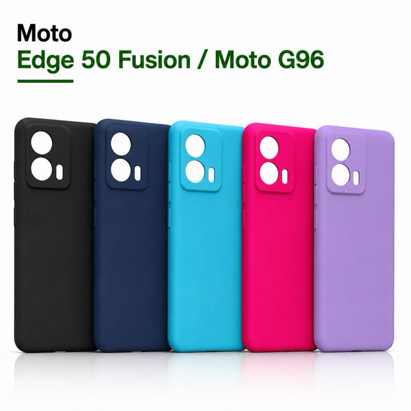 Capa Para Motorola Moto Edge 50 Fusion / Moto G96 Silicone Aveludada Capinha de Celular