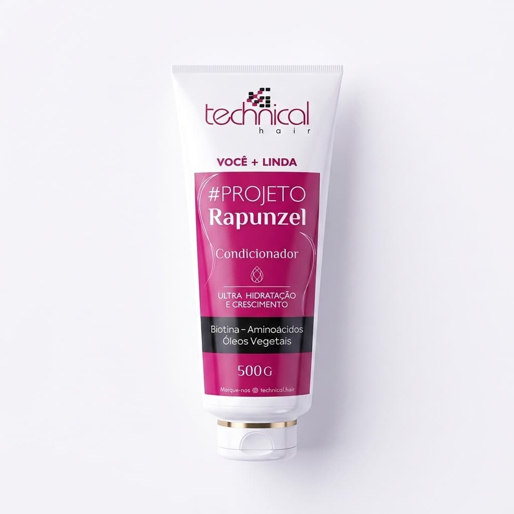 Condicionador Projeto Rapunzel Cabelos Longos Fortes Technical Hair Hidratante Crescimento 500g