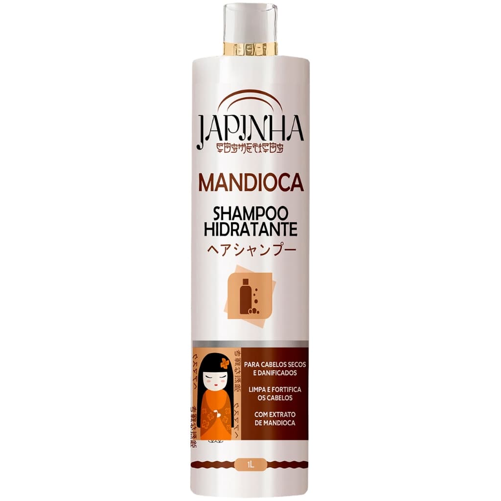 🌿 Shampoo Hidratante Mandioca 1L – Limpeza, Força e Hidratação para os Fios