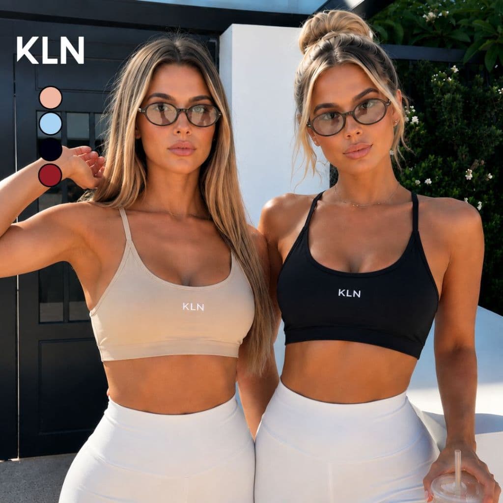Kit 2 Top Fitness Básico Academia Sem Bojo Poliamida Confortável Roupa Treino Feminina Corrida
