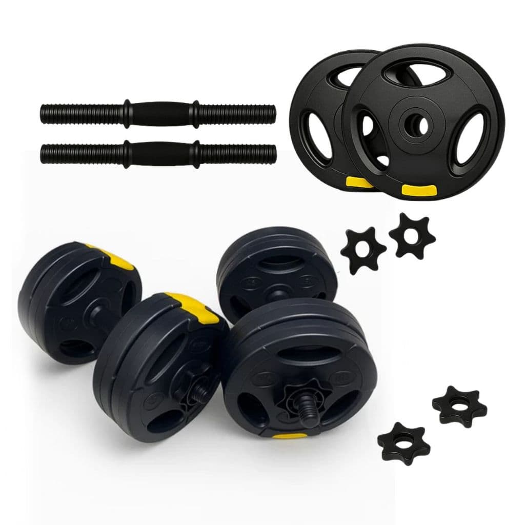 Kit Halter Musculação Ajustável em Barra Bonafit Peso Variado de 5kg á 25kg Entrega Rápida