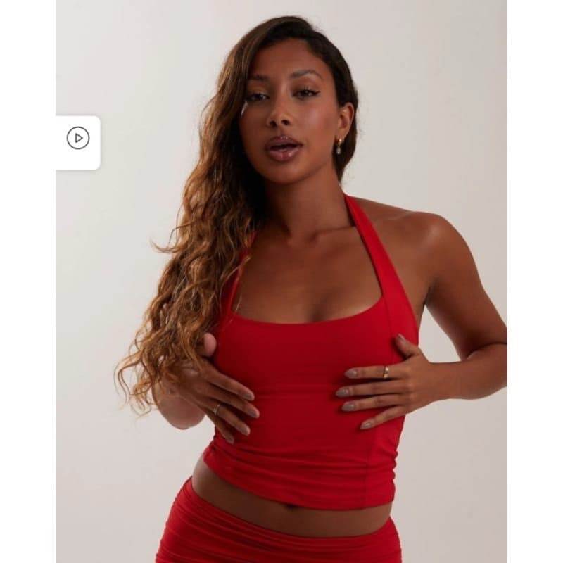 Blusa Cropped Feminina Halter Verão Academia Fitness Decote Frente Única