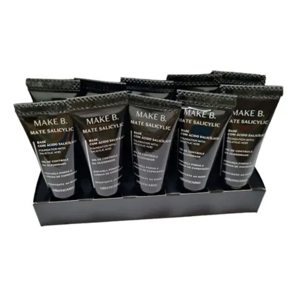 Make B. Kit Base Liquida Mate Salicylic 10x7ml - O Boticário
