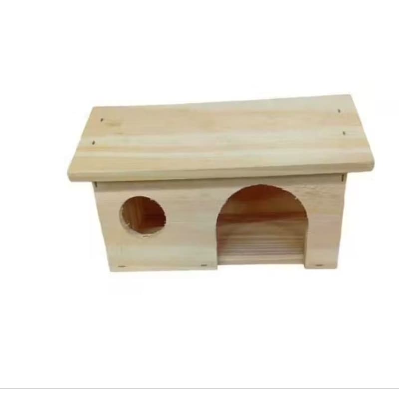 Casinha Madeira Mini Tartaruga e roedores de pequeno porte