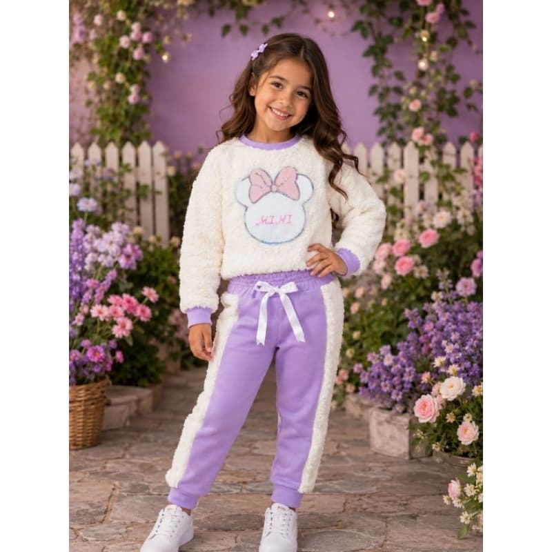 Conjunto Moletom teddy Infantil