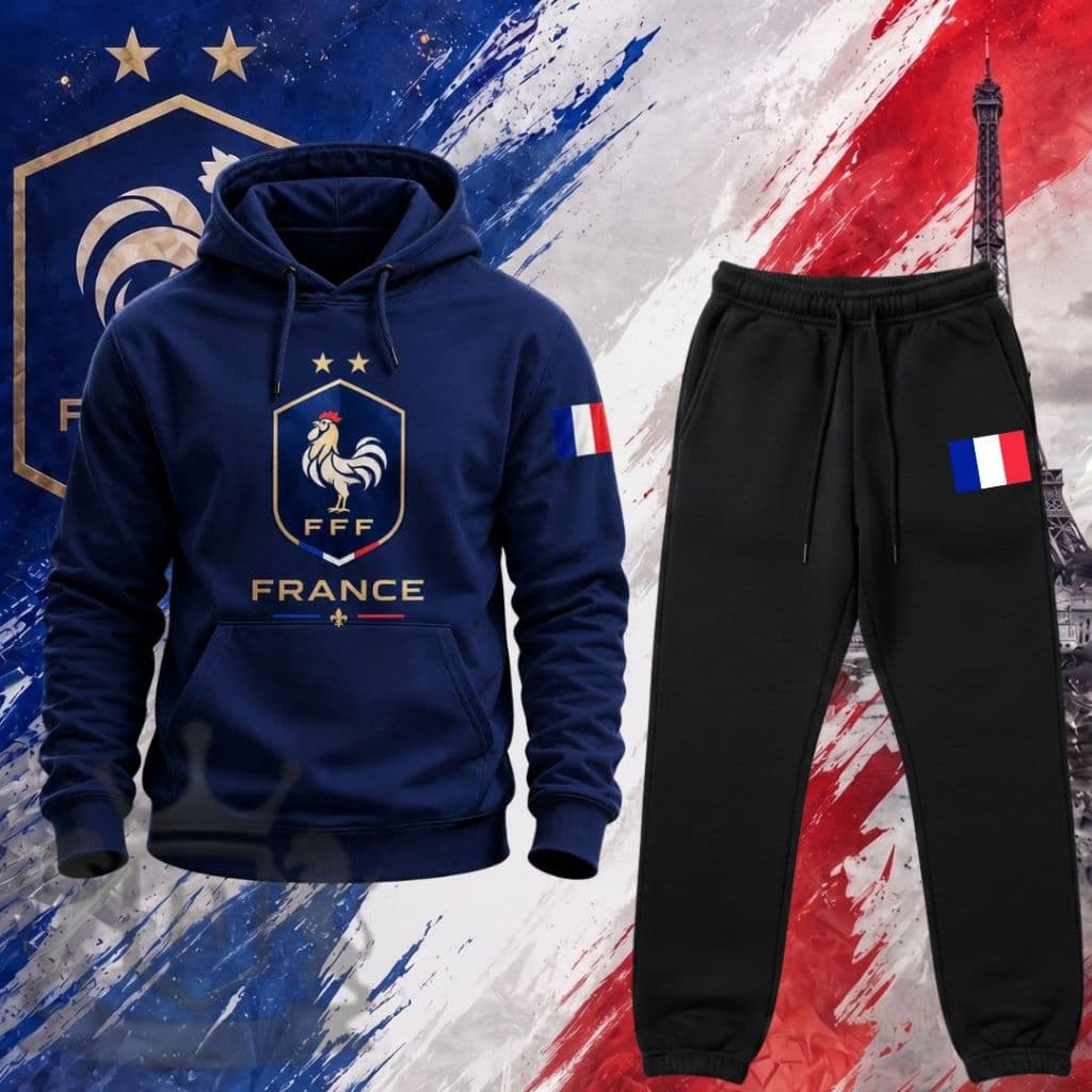 Conjunto de Moletom Seleções Blusa de Frio Canguru + Calça Várias Cores