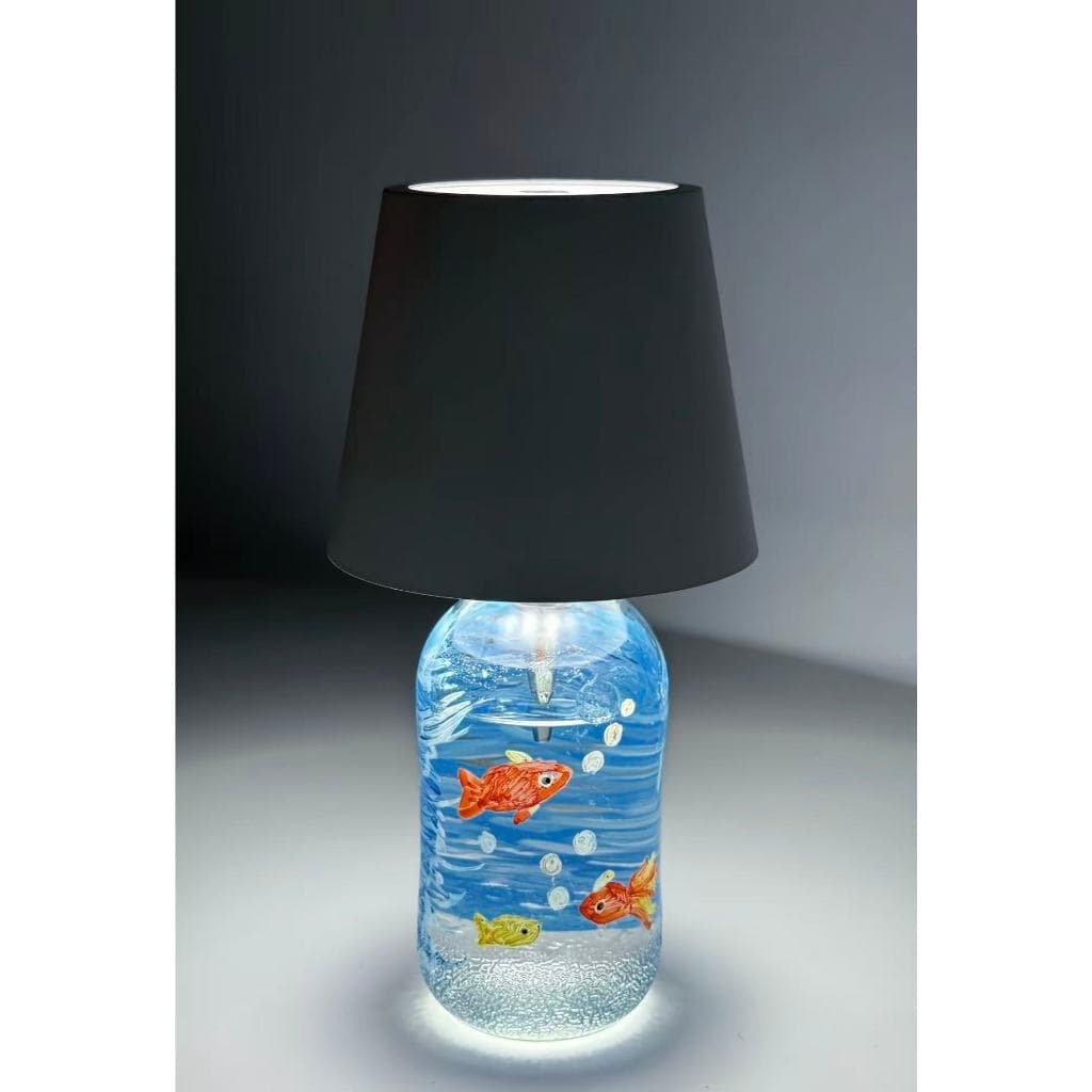 Luminária para Garrafa 3 Tons Abajur de Mesa Decoração Whisky Vinho Portátil Led Iluminação Sala