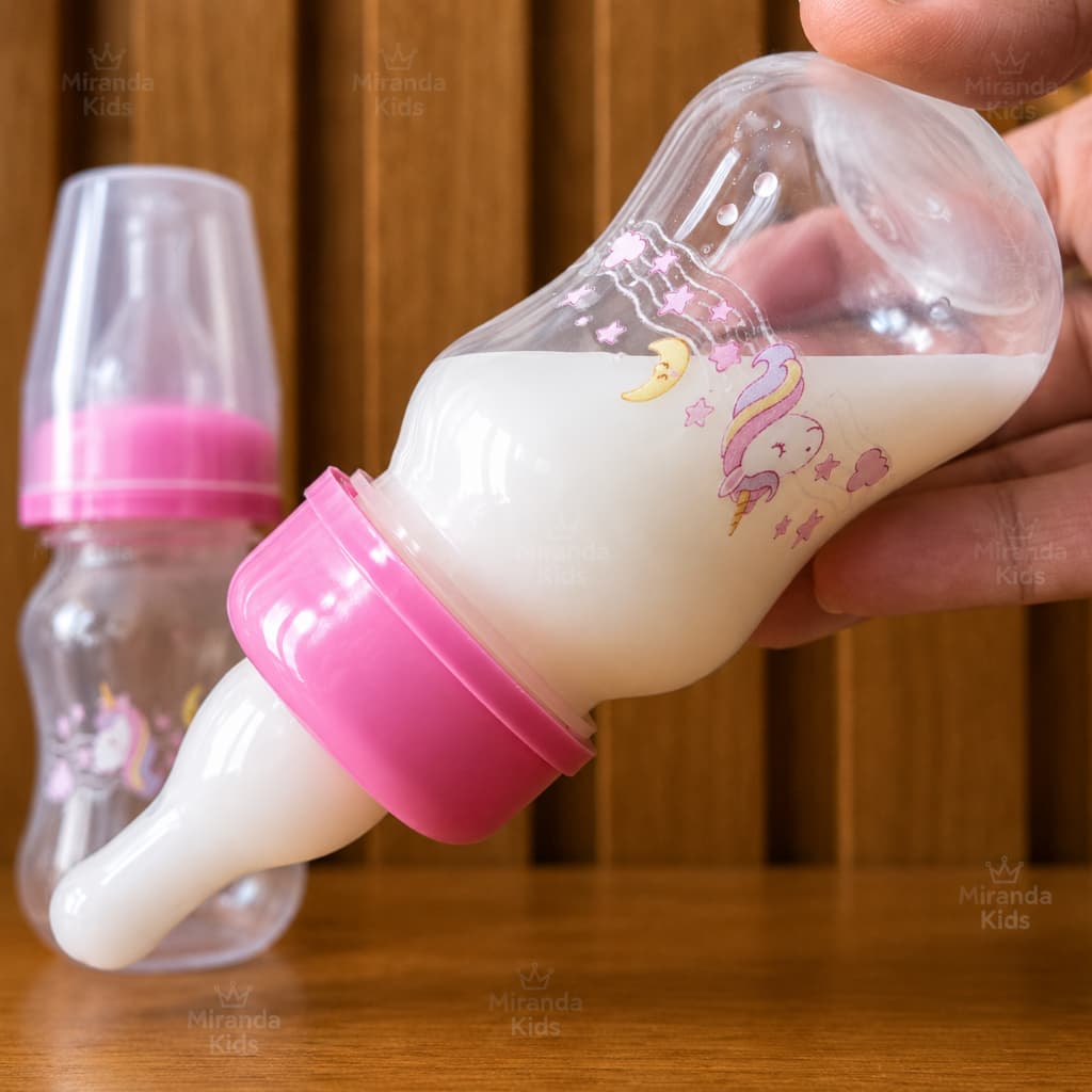 Mamadeira 80ml Para Boneca Bebê Reborn Sem Furo