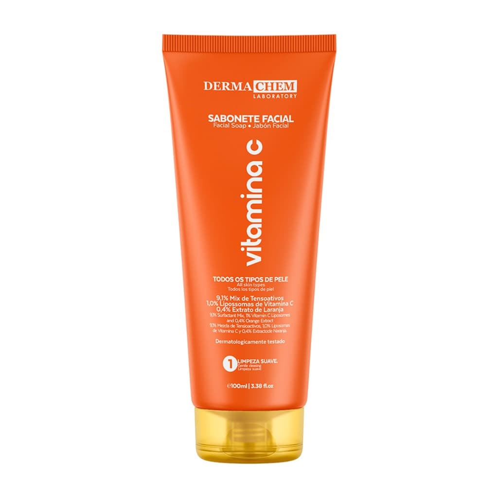 Sabonete Gel Esfoliante Vitamina C Anti-Idade 100ml - Dermachem