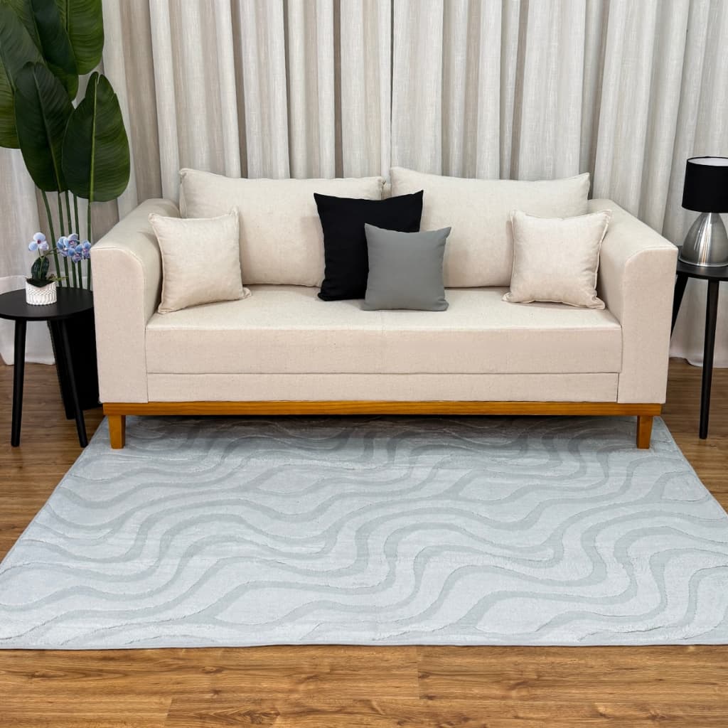 Tapete Sala Jacquard Antiderrapante 2,00m x 1,40m Sofisticado