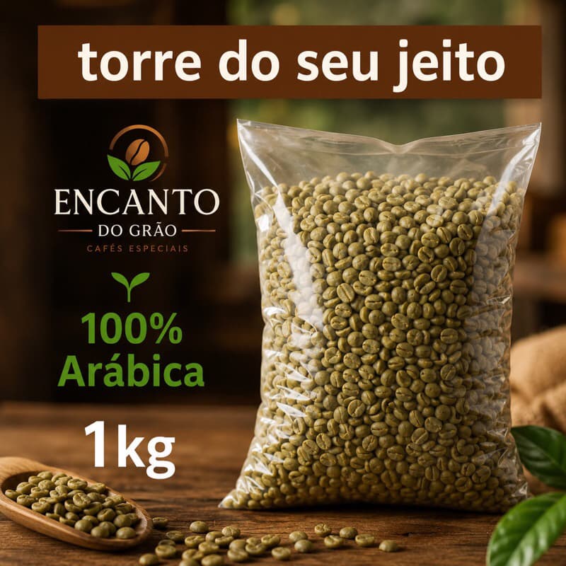 Café Cru em grãos, café 100% arábico , 500g, 1Kg