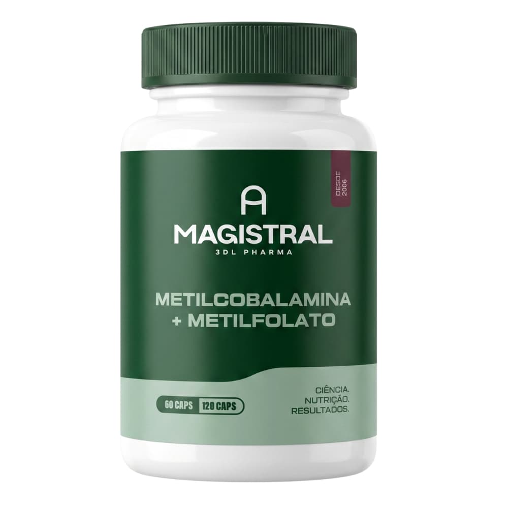 Vitamina B12 Metilcobalamina 1000mcg + Metilfolato Vitamina B9 1000mcg A Magistral Vitaminas