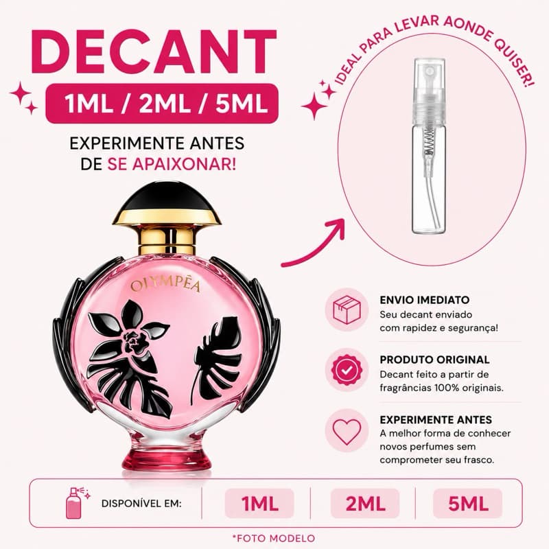 O L Y M P E A F L O R A- Perfume feminino importado - Envio imediato