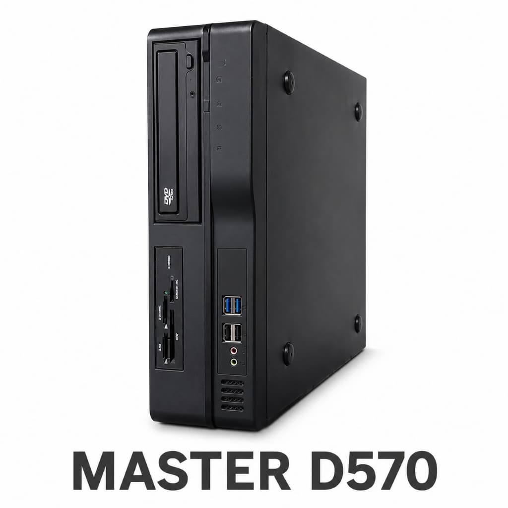 Computador Master D570 Intel Core i3 3ª Geração | 4GB ou 8GB RAM | SSD 120GB | Windows | Wi-Fi | Revisado - 003