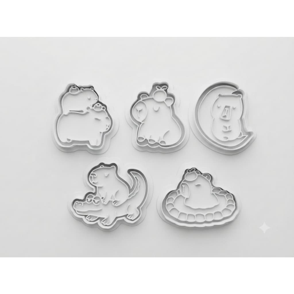 Cortador de biscoito / massinha de modelar infantil 6cm | CAPIVARA