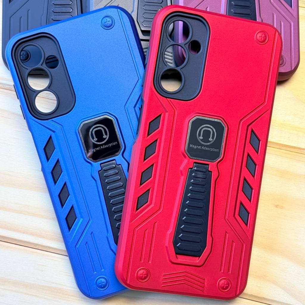 Capa Capinha armadura anti impacto com suporte e magnético para Samsung Galaxy A16 / A15 / A14 / M15