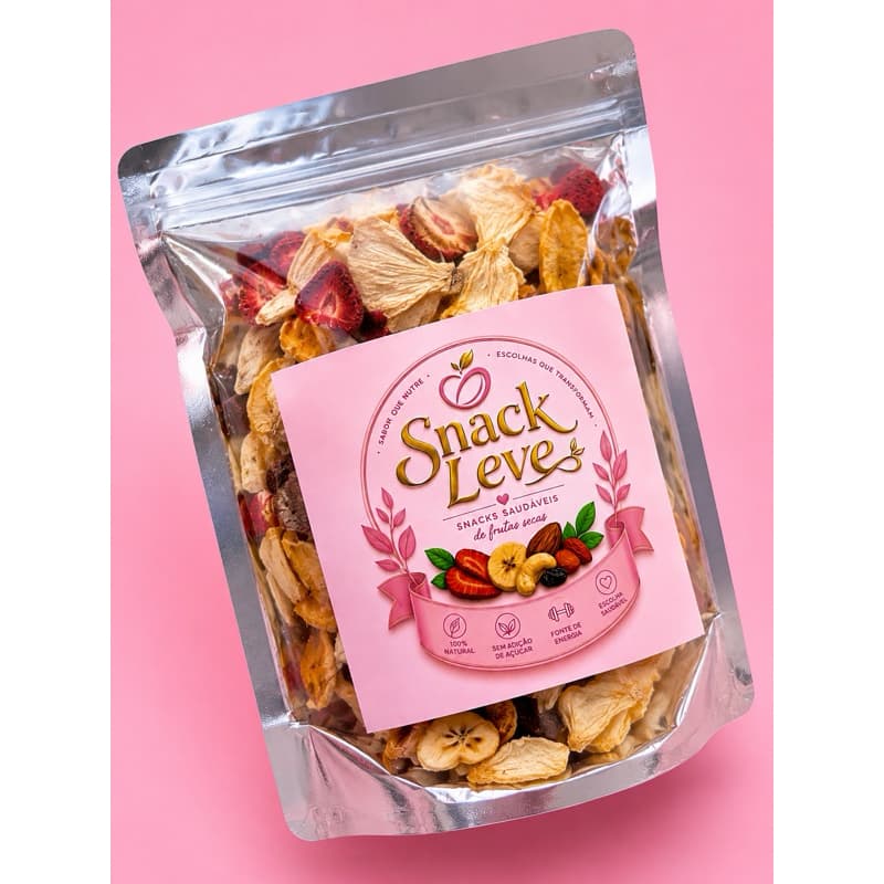Mix de frutas Desidratadas 250g  e 500g Sem Açúcar | Snack Saudável Natural