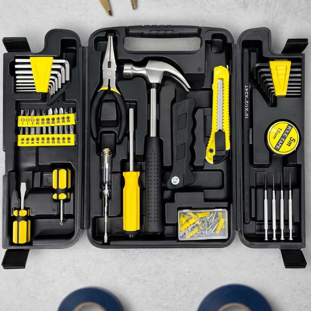 Kit Ferramentas Completo Organizador Maleta Multifuncional 200 Pecas Profissional