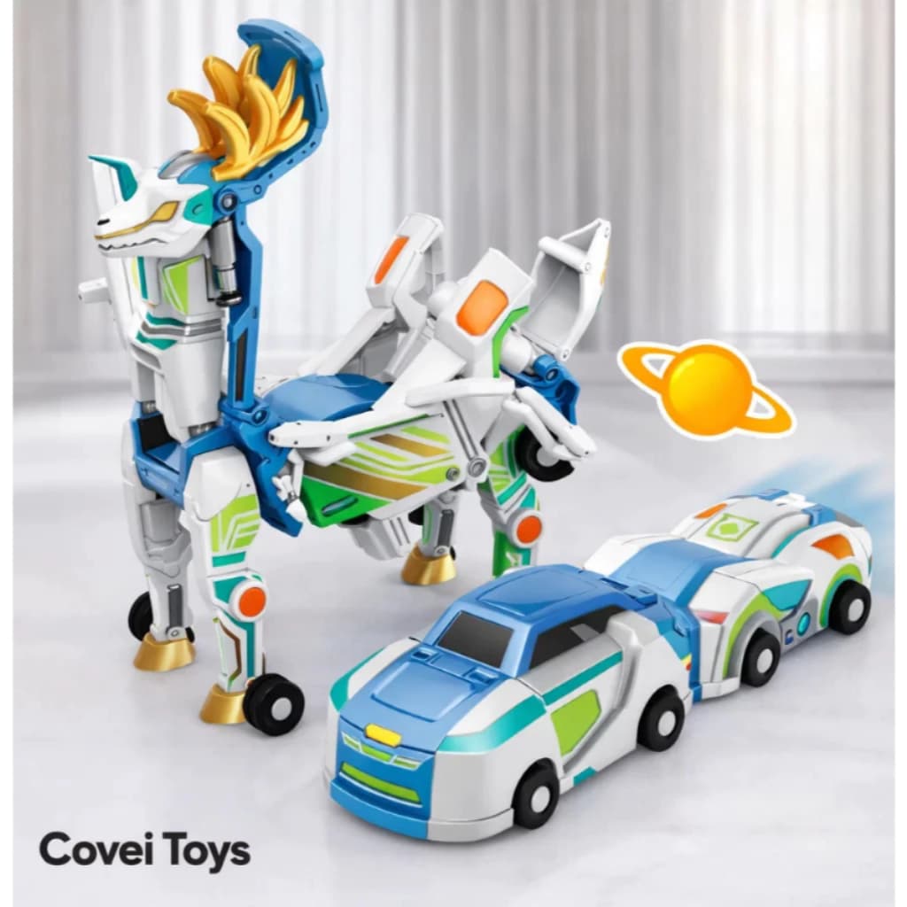 Transformers Brinquedo Carrinho Que Vira Dragão Magnético Brinquedos Meninos Presentes Crianças