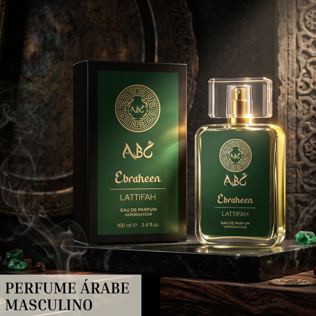 Perfume Árabe Masculino 100ml Eau De Parfum Amadeirado Marcante Longa Fixação Importado