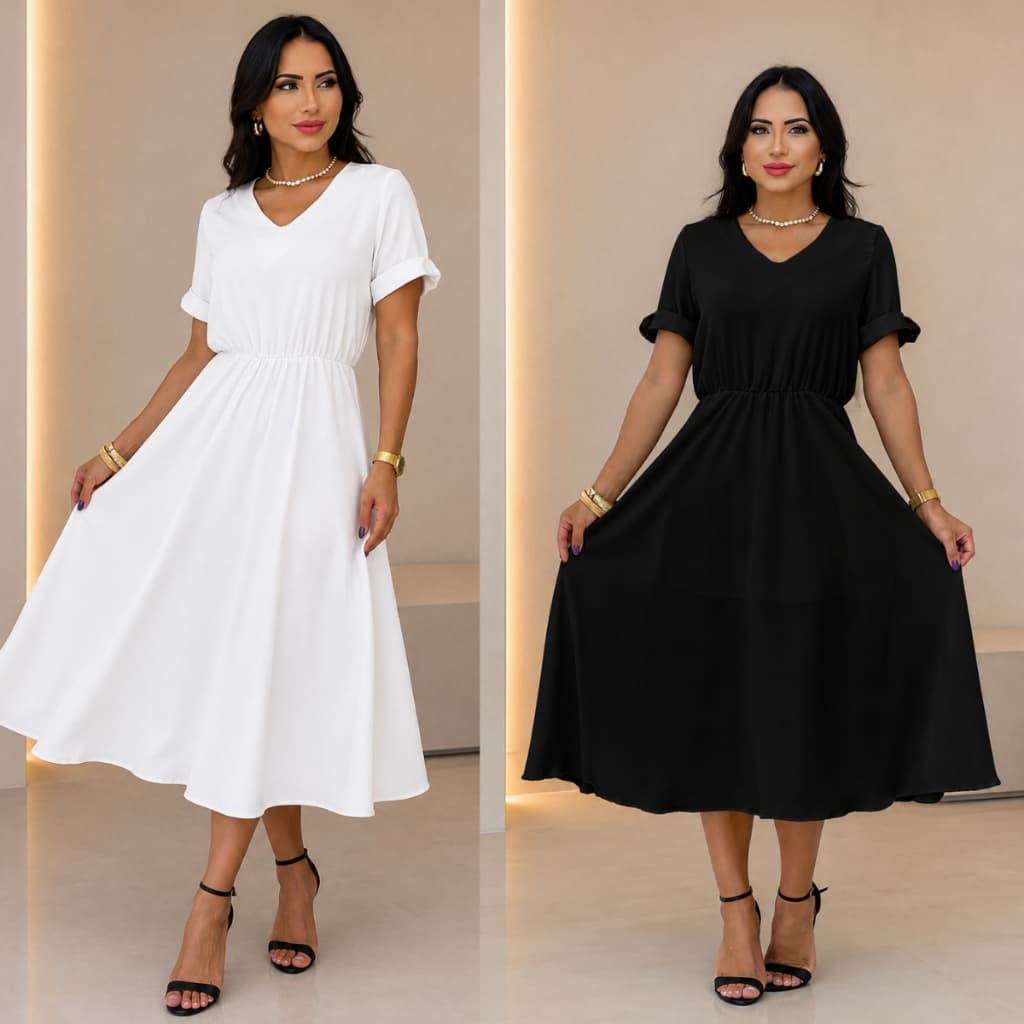 Vestido Longo Feminino Duna,Vestido feminino social,Vestido feminino casual