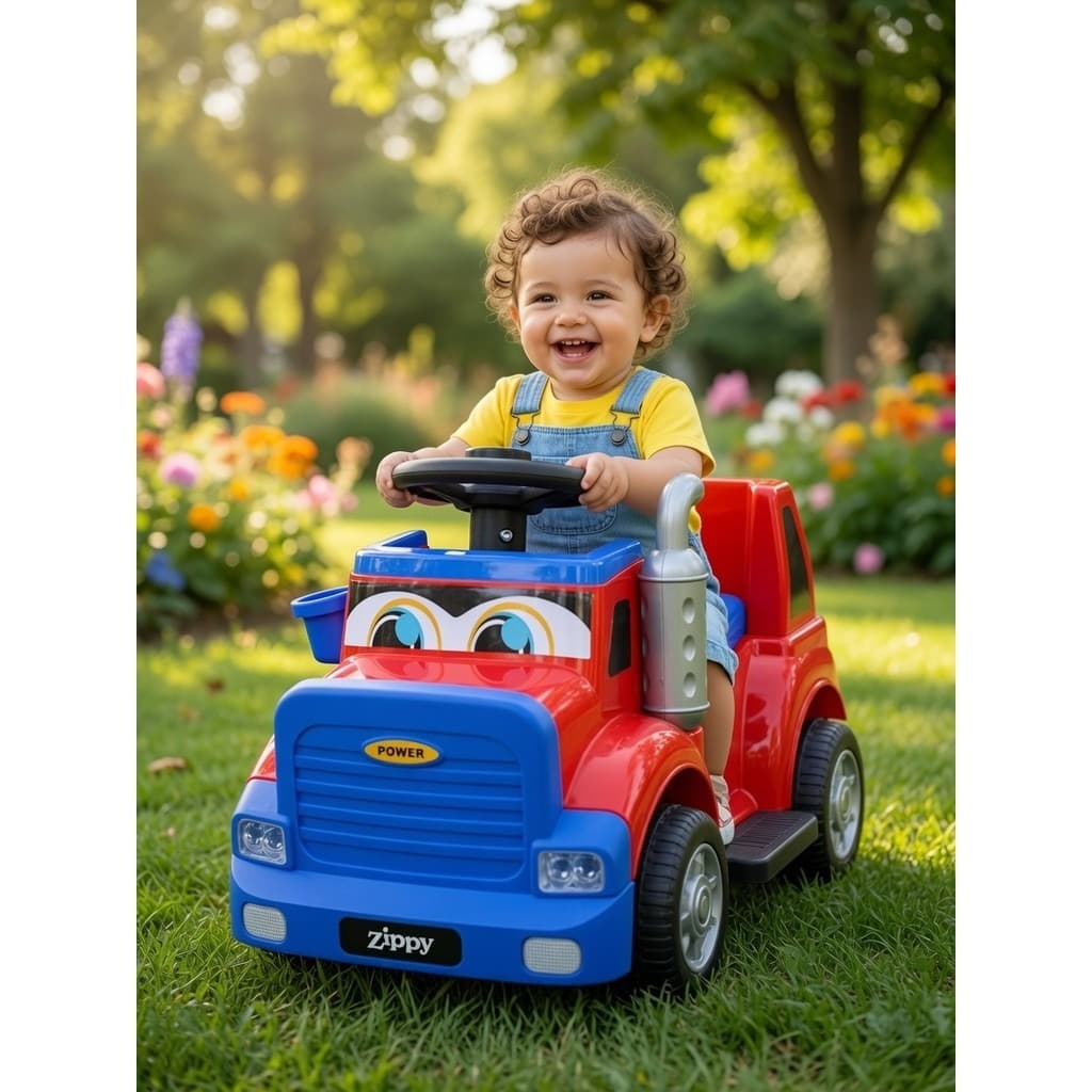 Andador Elétrico Infantil Carrinho Andador Elétrico Mini Carrinho Elétrico Bebê Baby Zippy Toys 6v