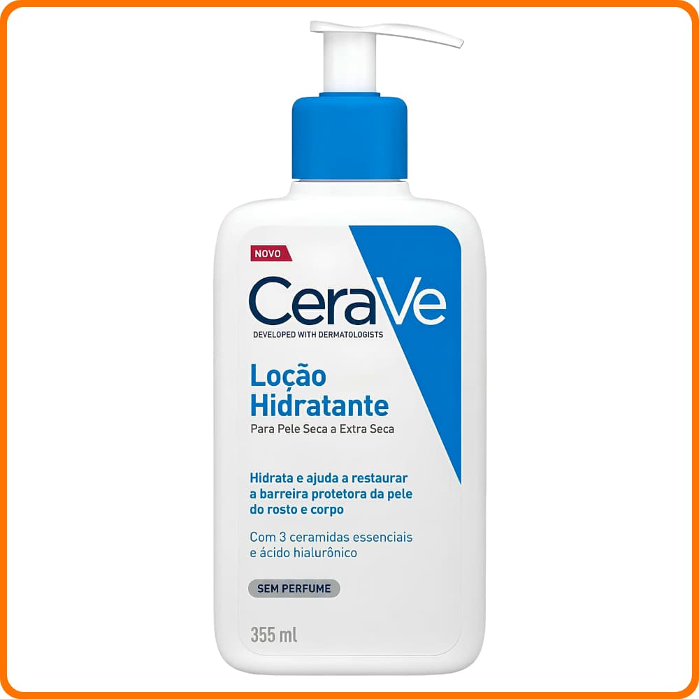 Loção Hidratante Sem Perfume para Pele Seca a Extra Seca CeraVe com 355ml